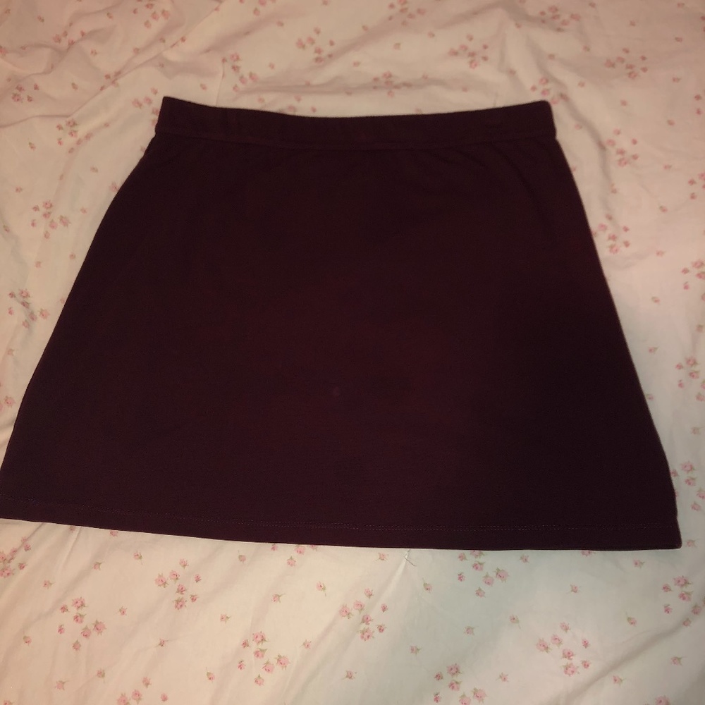 Maroon Skirt